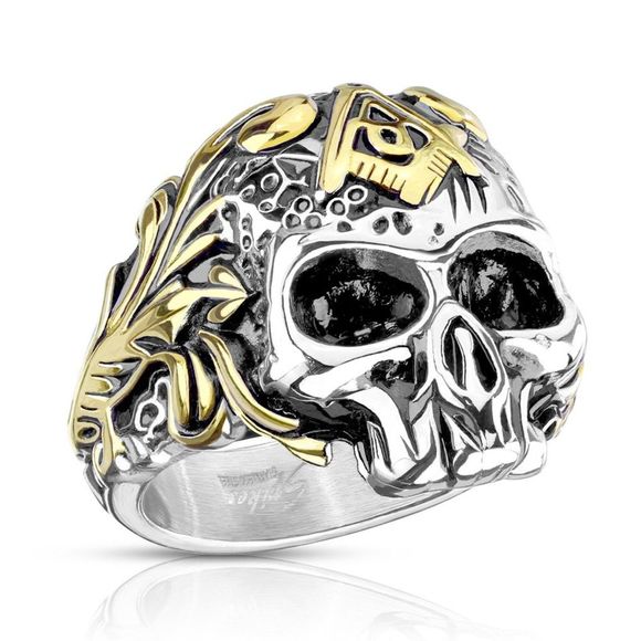 spikes Other - New stainless steel skull ring size 12